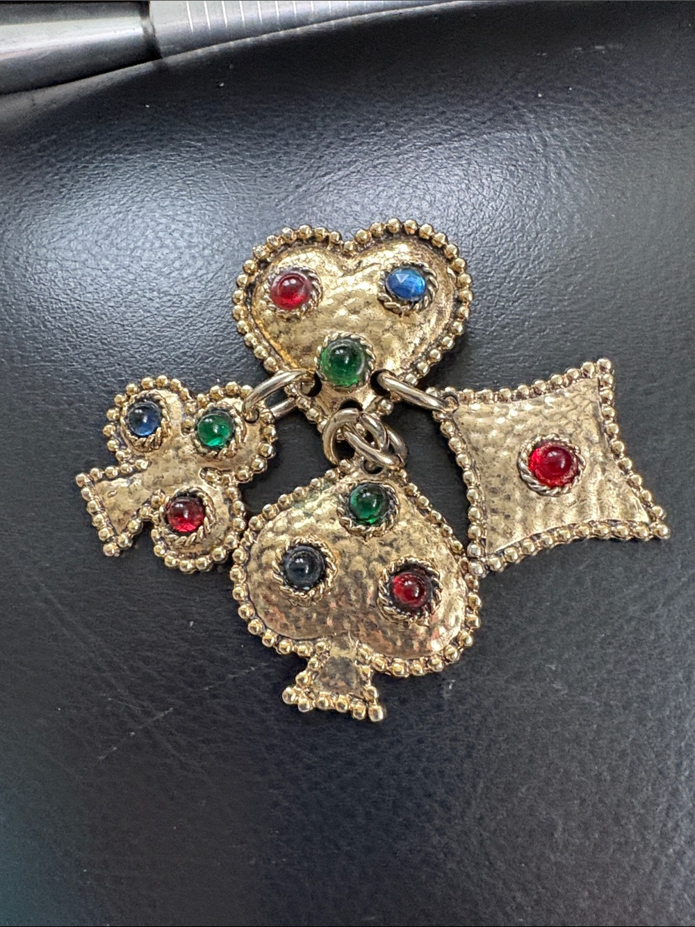 Vintage Authentic French Designer Edouard Rambaud  (1980 )  Brooch
